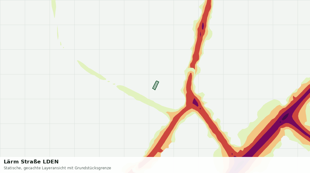 Statische Kartenansicht: Lärm Straße LDEN