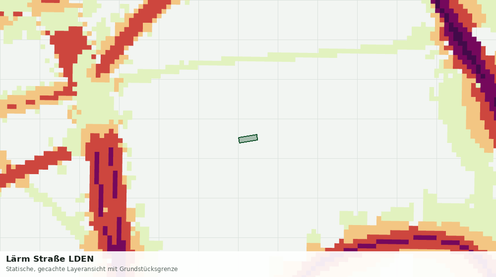 Statische Kartenansicht: Lärm Straße LDEN
