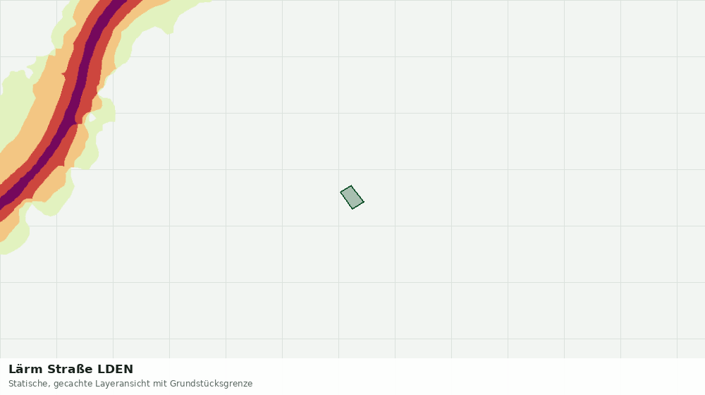 Statische Kartenansicht: Lärm Straße LDEN