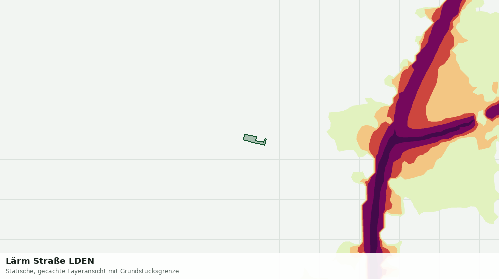 Statische Kartenansicht: Lärm Straße LDEN