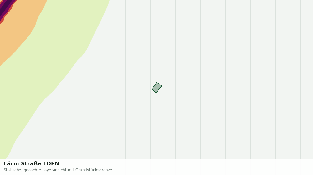Statische Kartenansicht: Lärm Straße LDEN