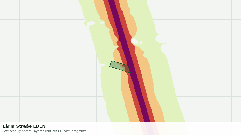 Statische Kartenansicht: Lärm Straße LDEN