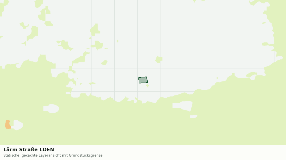 Statische Kartenansicht: Lärm Straße LDEN