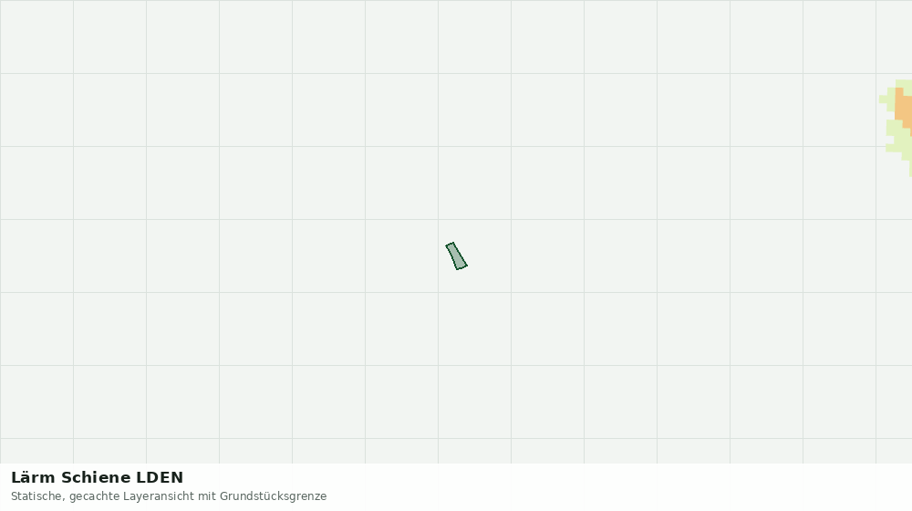 Statische Kartenansicht: Lärm Schiene LDEN