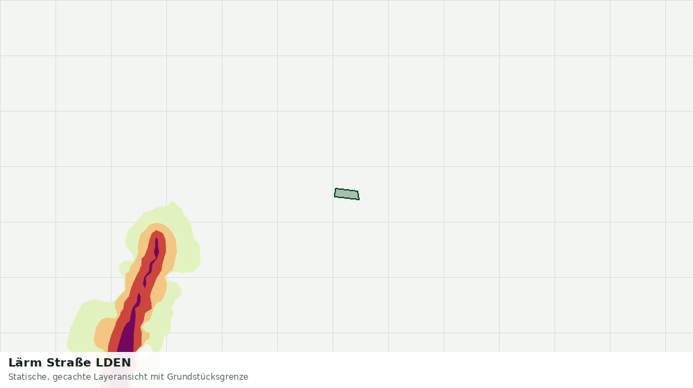 Statische Kartenansicht: Lärm Straße LDEN