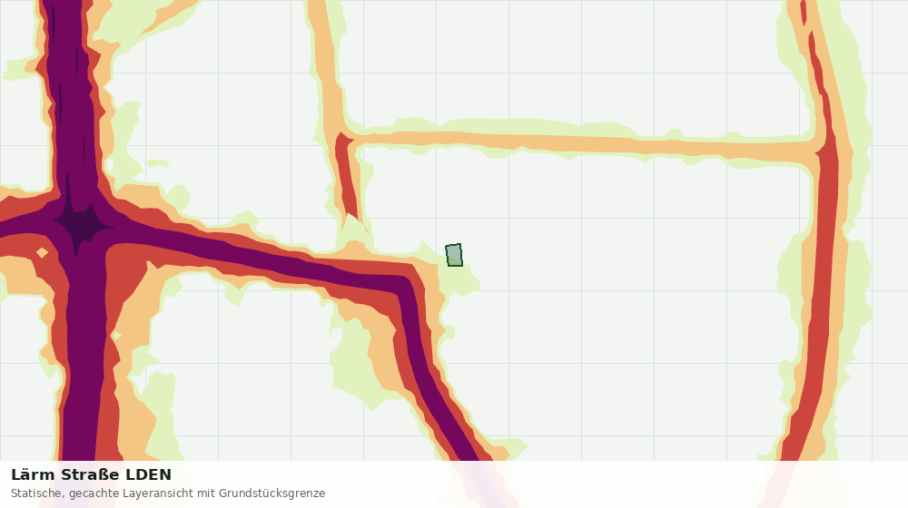 Statische Kartenansicht: Lärm Straße LDEN