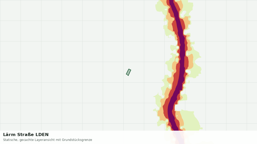 Statische Kartenansicht: Lärm Straße LDEN