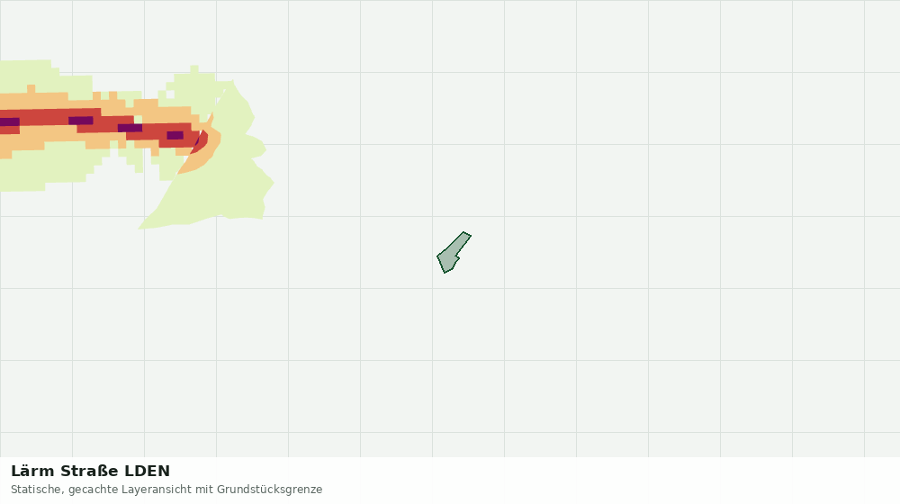 Statische Kartenansicht: Lärm Straße LDEN