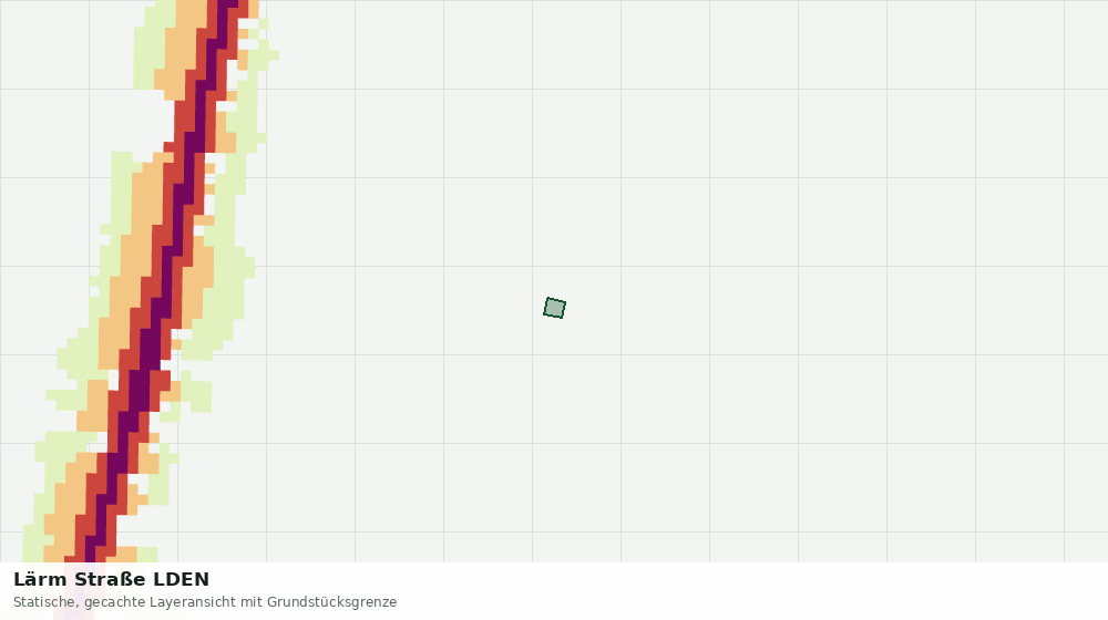Statische Kartenansicht: Lärm Straße LDEN