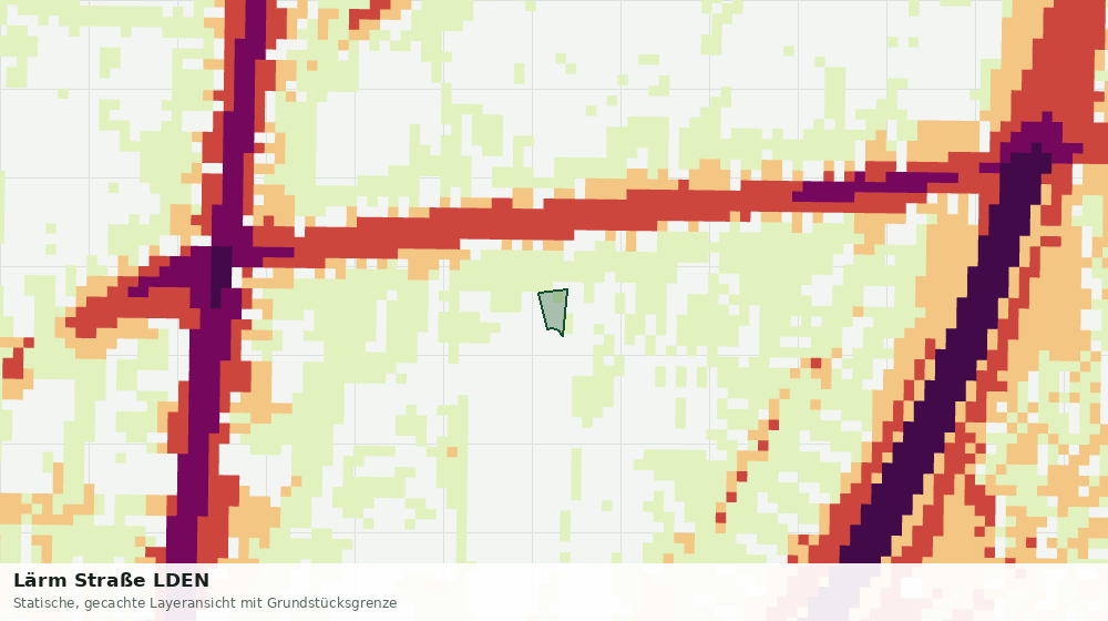 Statische Kartenansicht: Lärm Straße LDEN