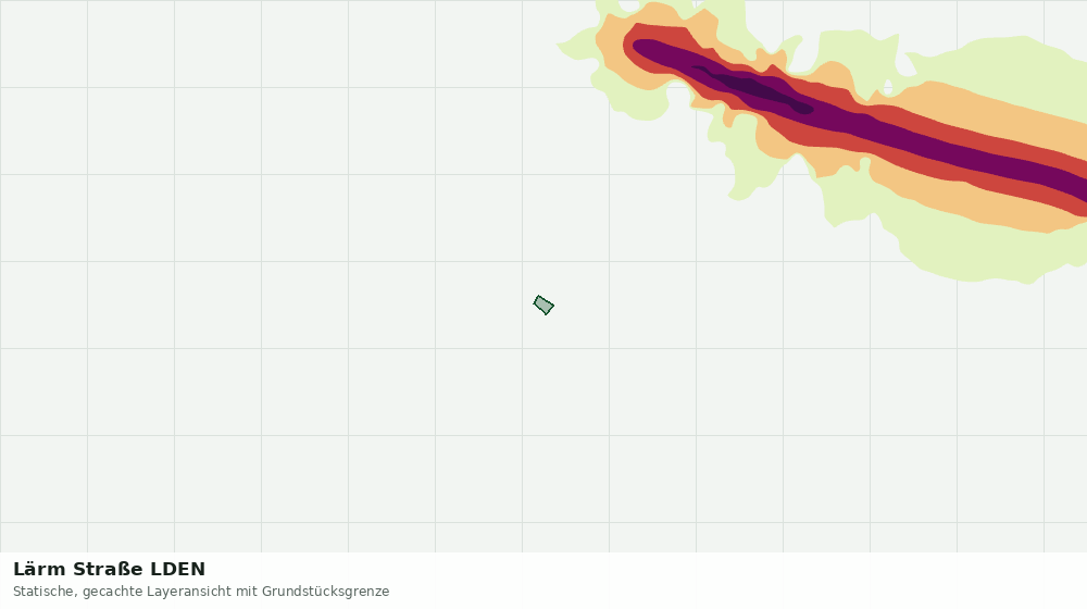 Statische Kartenansicht: Lärm Straße LDEN