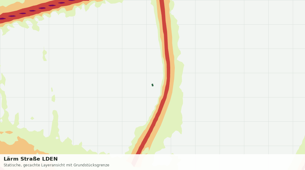 Statische Kartenansicht: Lärm Straße LDEN