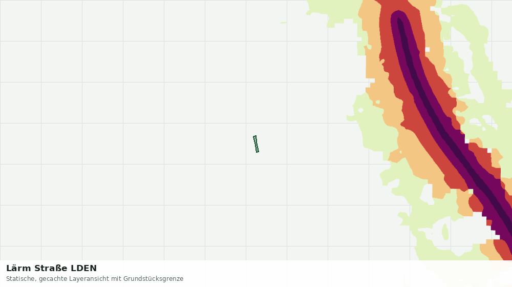 Statische Kartenansicht: Lärm Straße LDEN