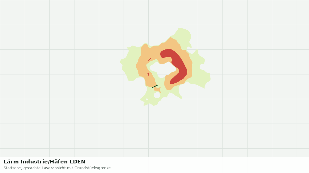 Statische Kartenansicht: Lärm Industrie/Häfen LDEN