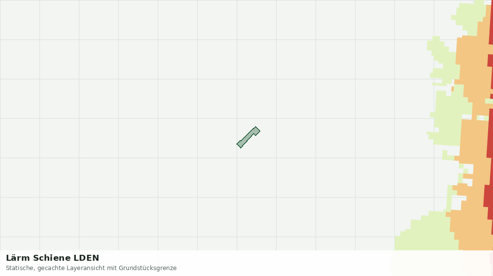 Statische Kartenansicht: Lärm Schiene LDEN