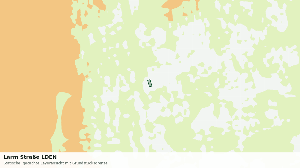Statische Kartenansicht: Lärm Straße LDEN