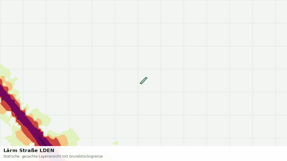 Statische Kartenansicht: Lärm Straße LDEN