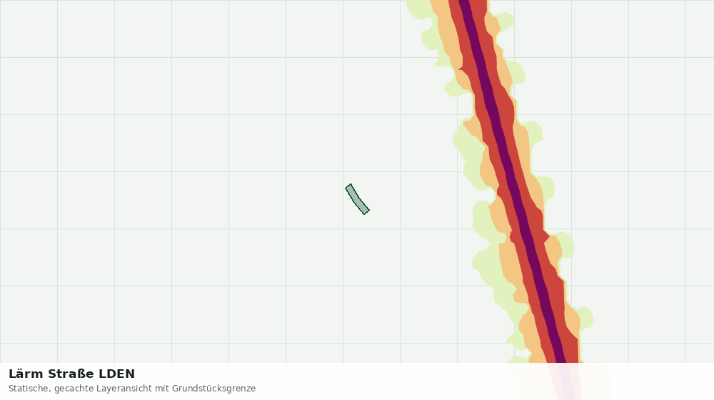 Statische Kartenansicht: Lärm Straße LDEN