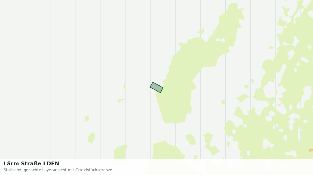 Statische Kartenansicht: Lärm Straße LDEN