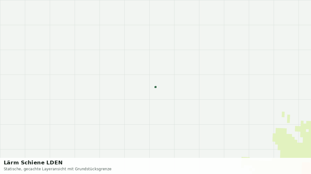 Statische Kartenansicht: Lärm Schiene LDEN
