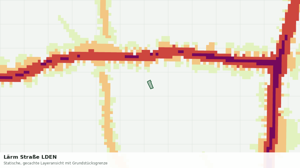 Statische Kartenansicht: Lärm Straße LDEN