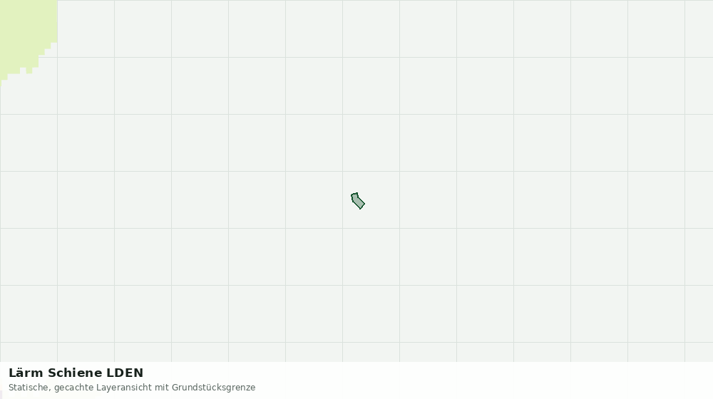 Statische Kartenansicht: Lärm Schiene LDEN