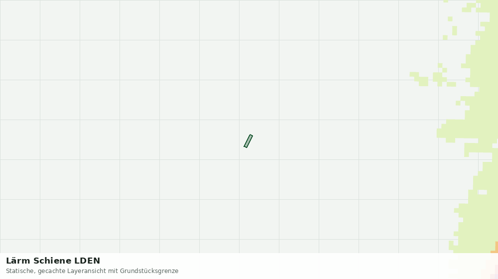 Statische Kartenansicht: Lärm Schiene LDEN