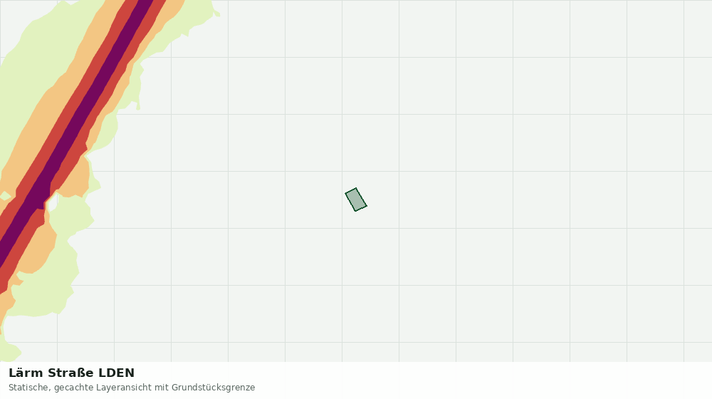 Statische Kartenansicht: Lärm Straße LDEN