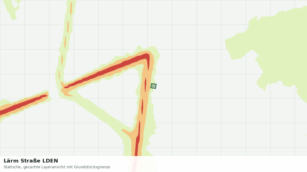 Statische Kartenansicht: Lärm Straße LDEN