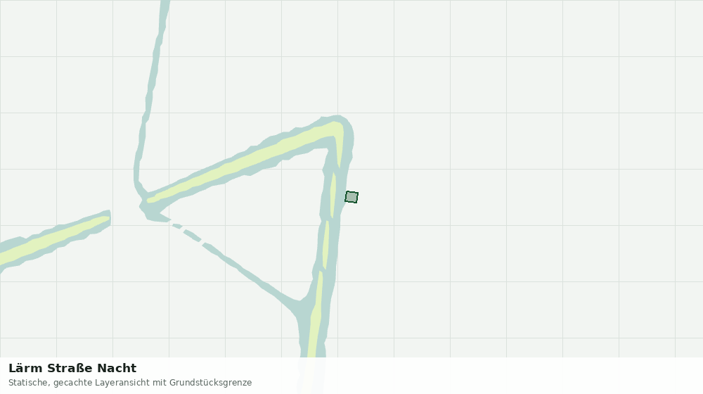 Statische Kartenansicht: Lärm Straße Nacht