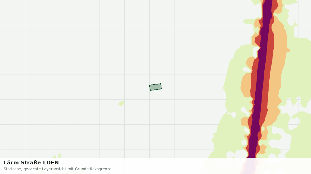 Statische Kartenansicht: Lärm Straße LDEN