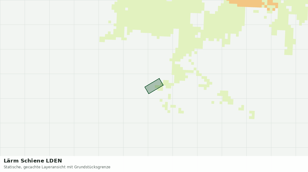 Statische Kartenansicht: Lärm Schiene LDEN