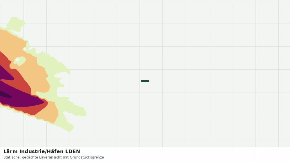 Statische Kartenansicht: Lärm Industrie/Häfen LDEN