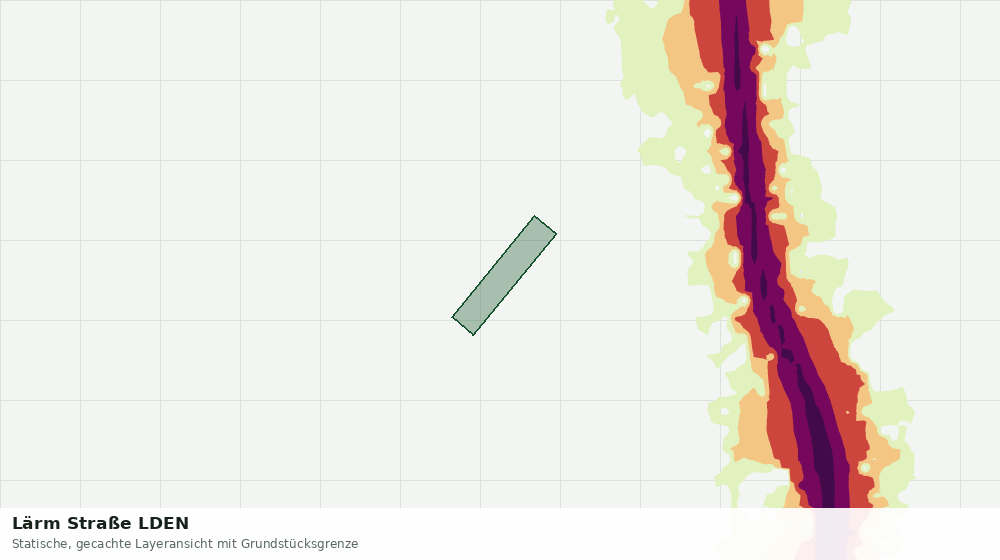 Statische Kartenansicht: Lärm Straße LDEN
