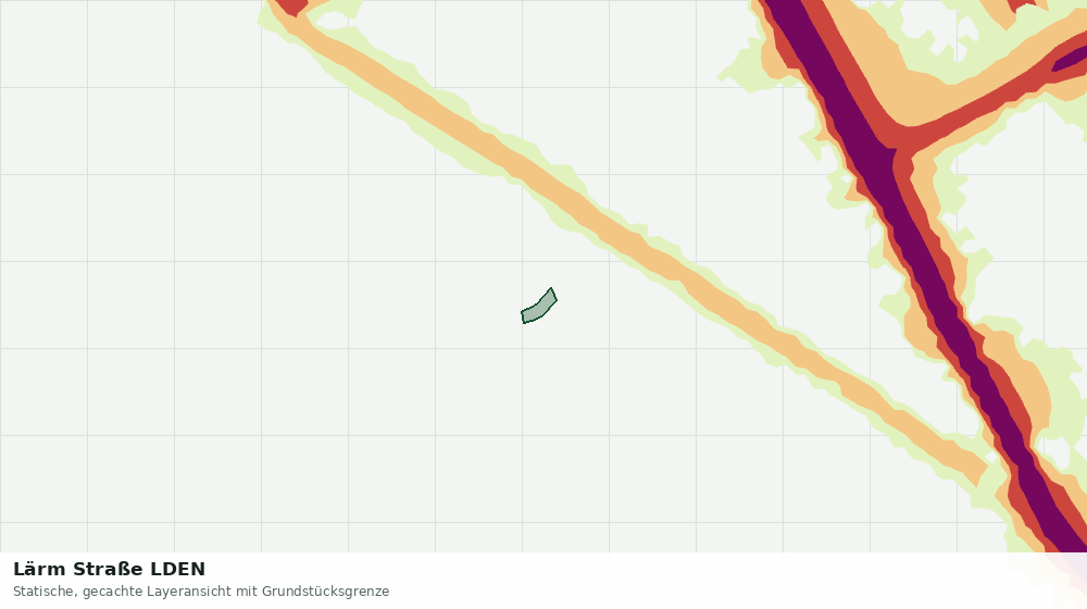 Statische Kartenansicht: Lärm Straße LDEN