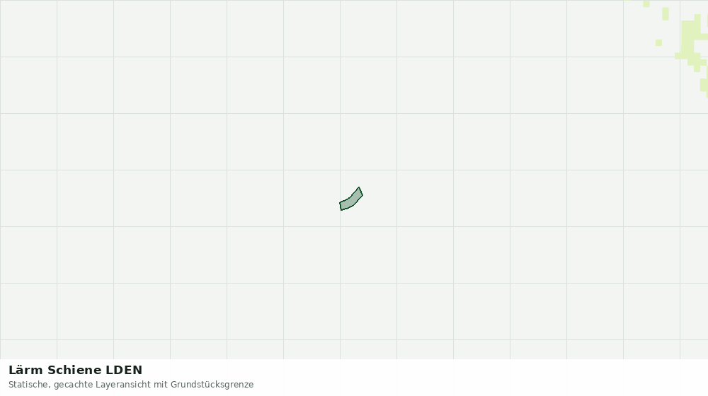 Statische Kartenansicht: Lärm Schiene LDEN