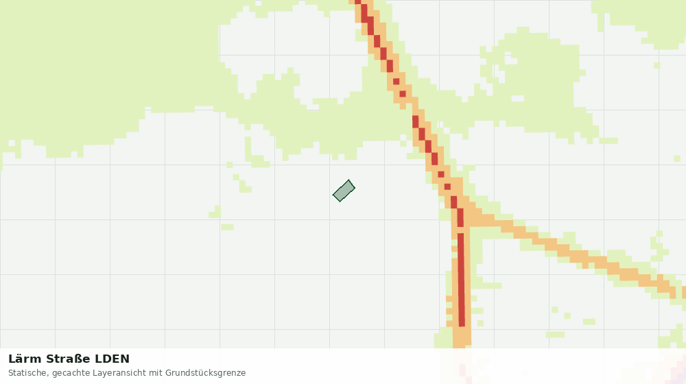 Statische Kartenansicht: Lärm Straße LDEN