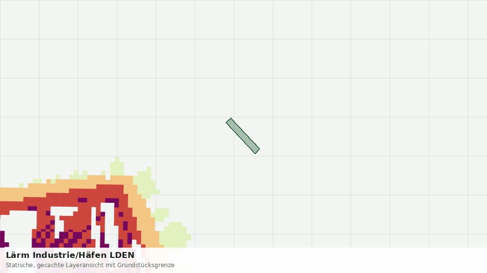 Statische Kartenansicht: Lärm Industrie/Häfen LDEN