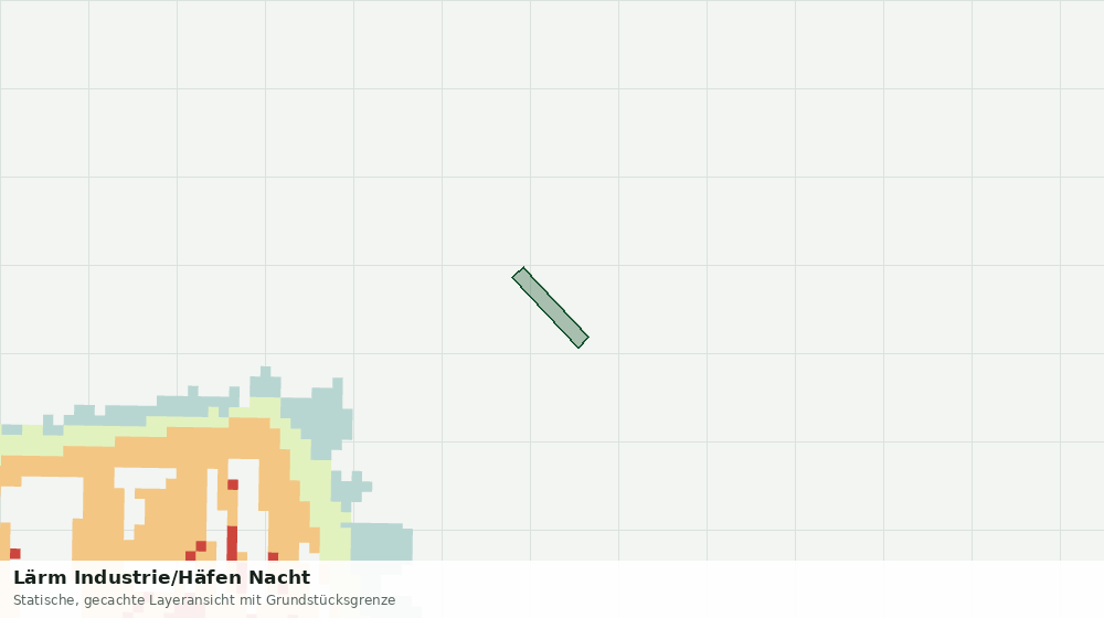 Statische Kartenansicht: Lärm Industrie/Häfen Nacht