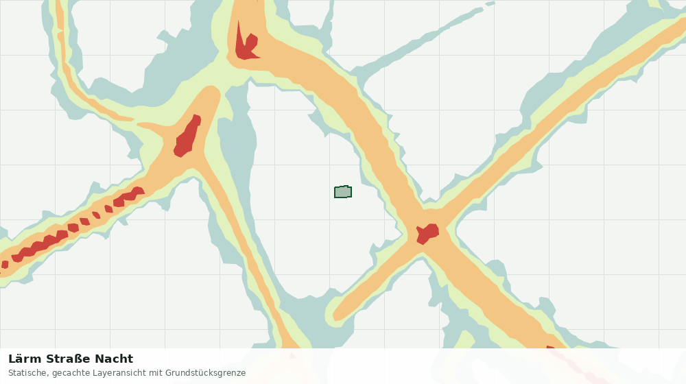Statische Kartenansicht: Lärm Straße Nacht