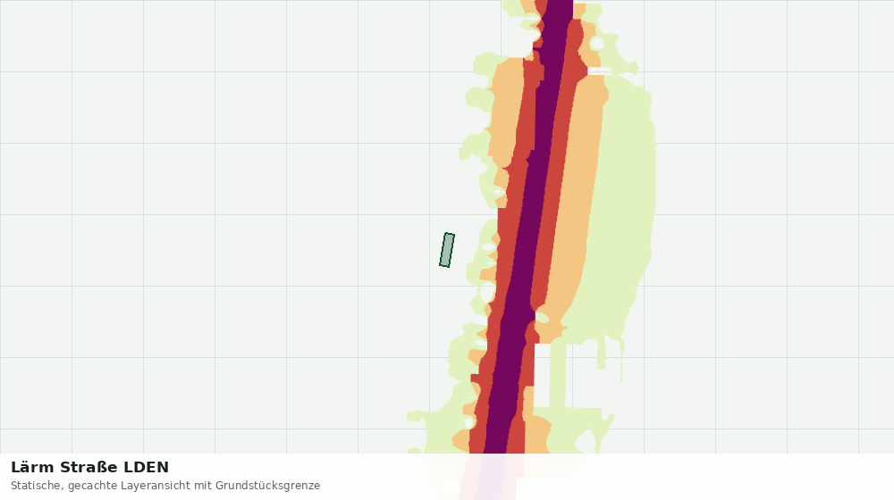 Statische Kartenansicht: Lärm Straße LDEN