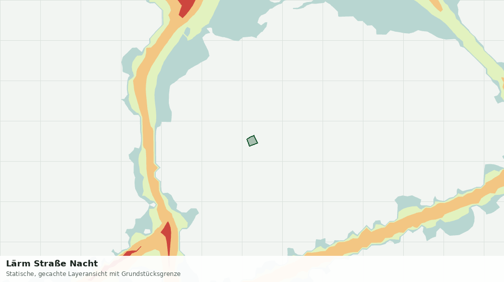 Statische Kartenansicht: Lärm Straße Nacht