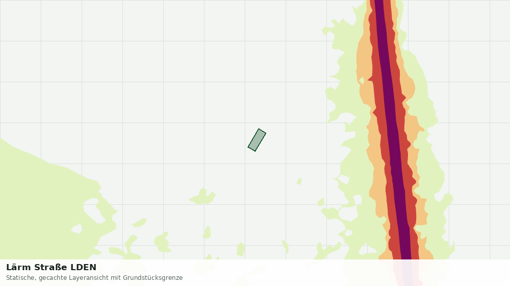 Statische Kartenansicht: Lärm Straße LDEN