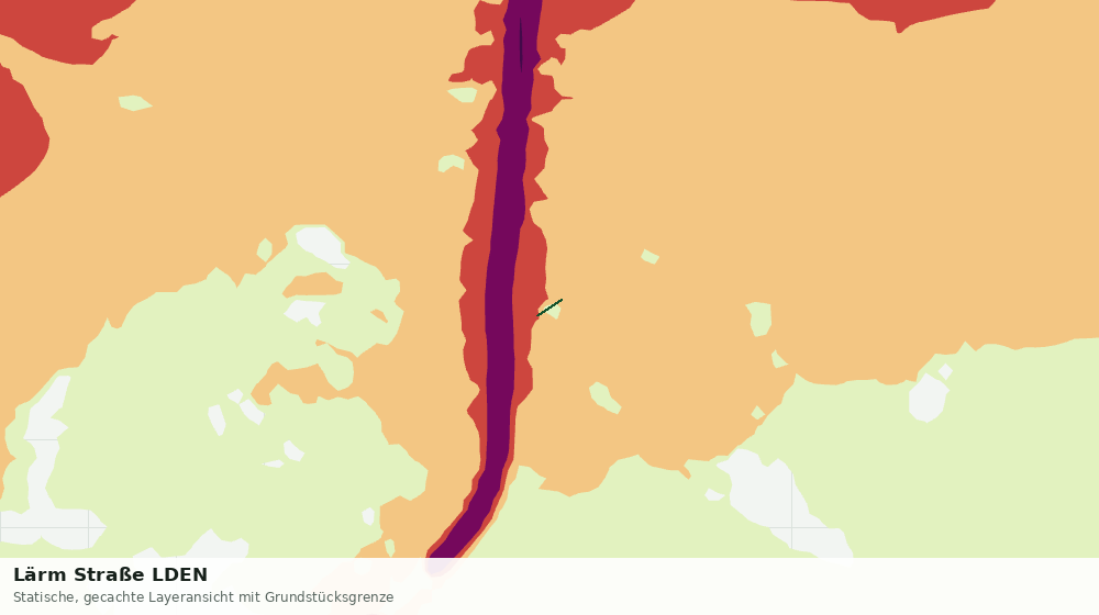 Statische Kartenansicht: Lärm Straße LDEN
