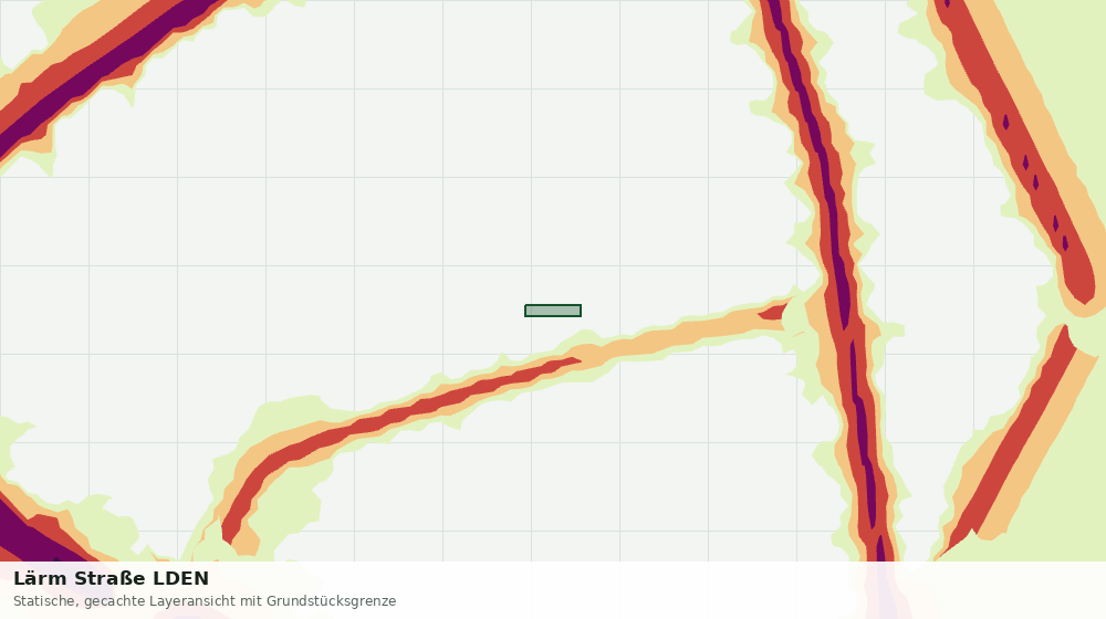 Statische Kartenansicht: Lärm Straße LDEN