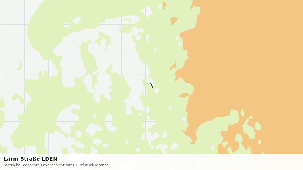 Statische Kartenansicht: Lärm Straße LDEN