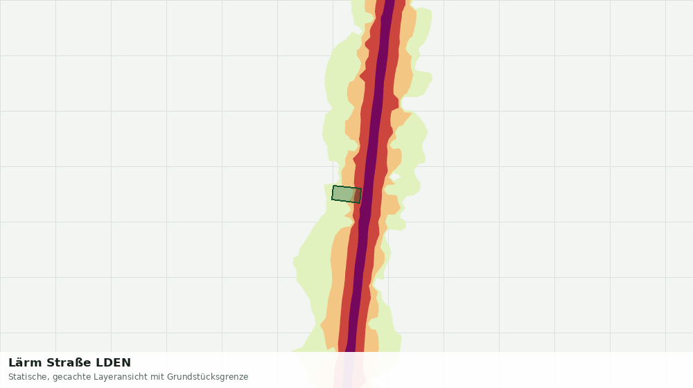 Statische Kartenansicht: Lärm Straße LDEN