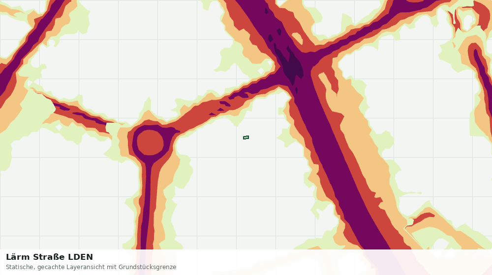 Statische Kartenansicht: Lärm Straße LDEN