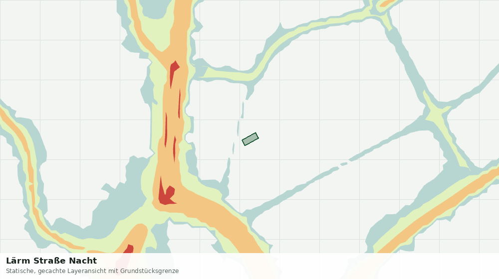 Statische Kartenansicht: Lärm Straße Nacht