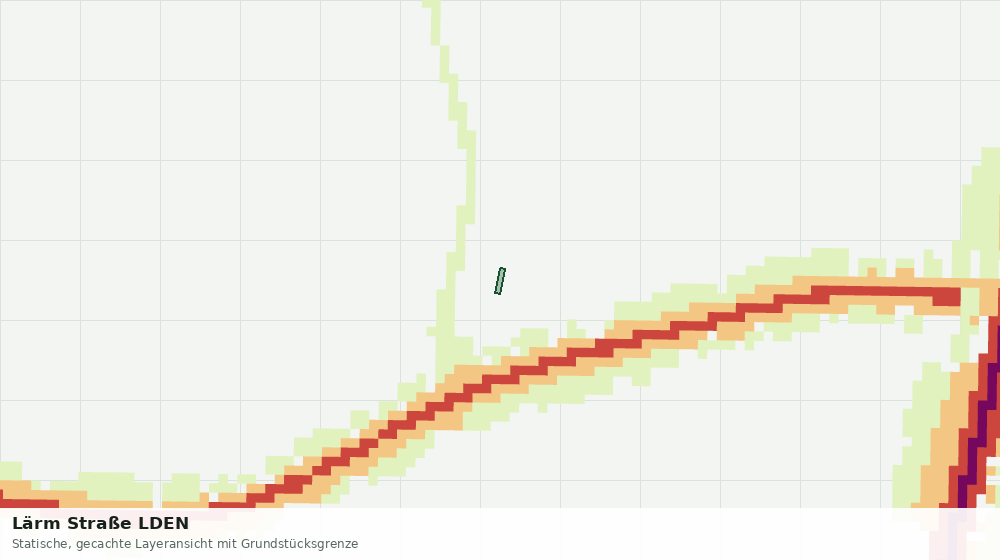 Statische Kartenansicht: Lärm Straße LDEN